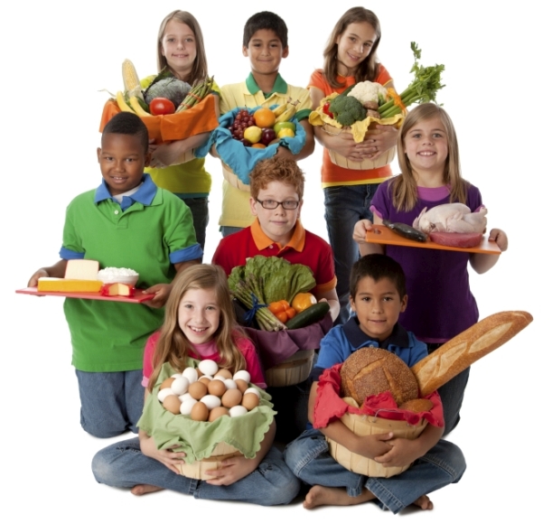 Children with food 580px